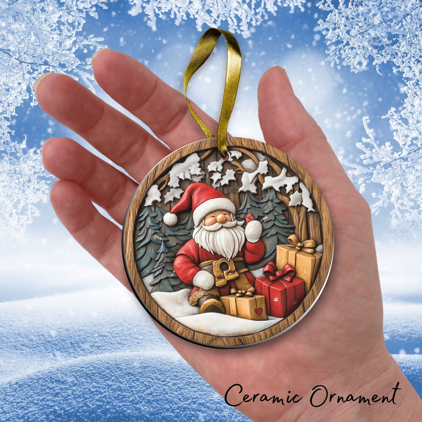 Farmhouse Ceramic Ornament 39-24