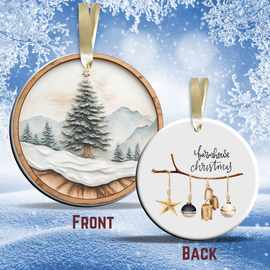 Farmhouse Ceramic Ornament 39-27