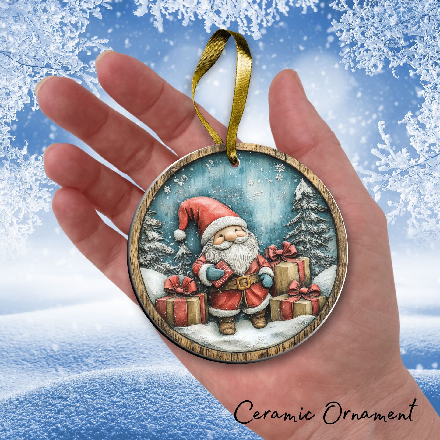 Farmhouse Ceramic Ornament 39-28