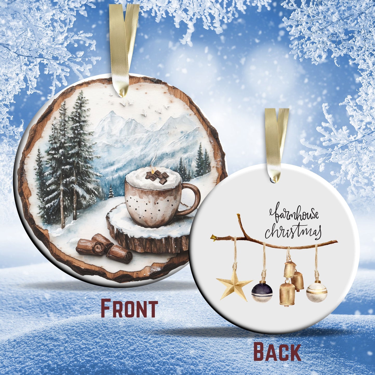 Farmhouse Ceramic Ornament 39-29