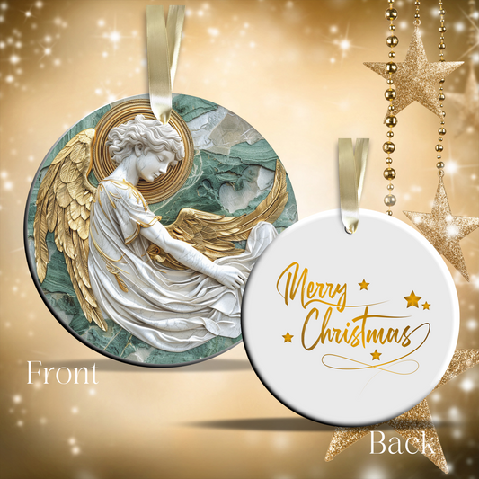 Christmas Angel Ceramic Ornament 34-16