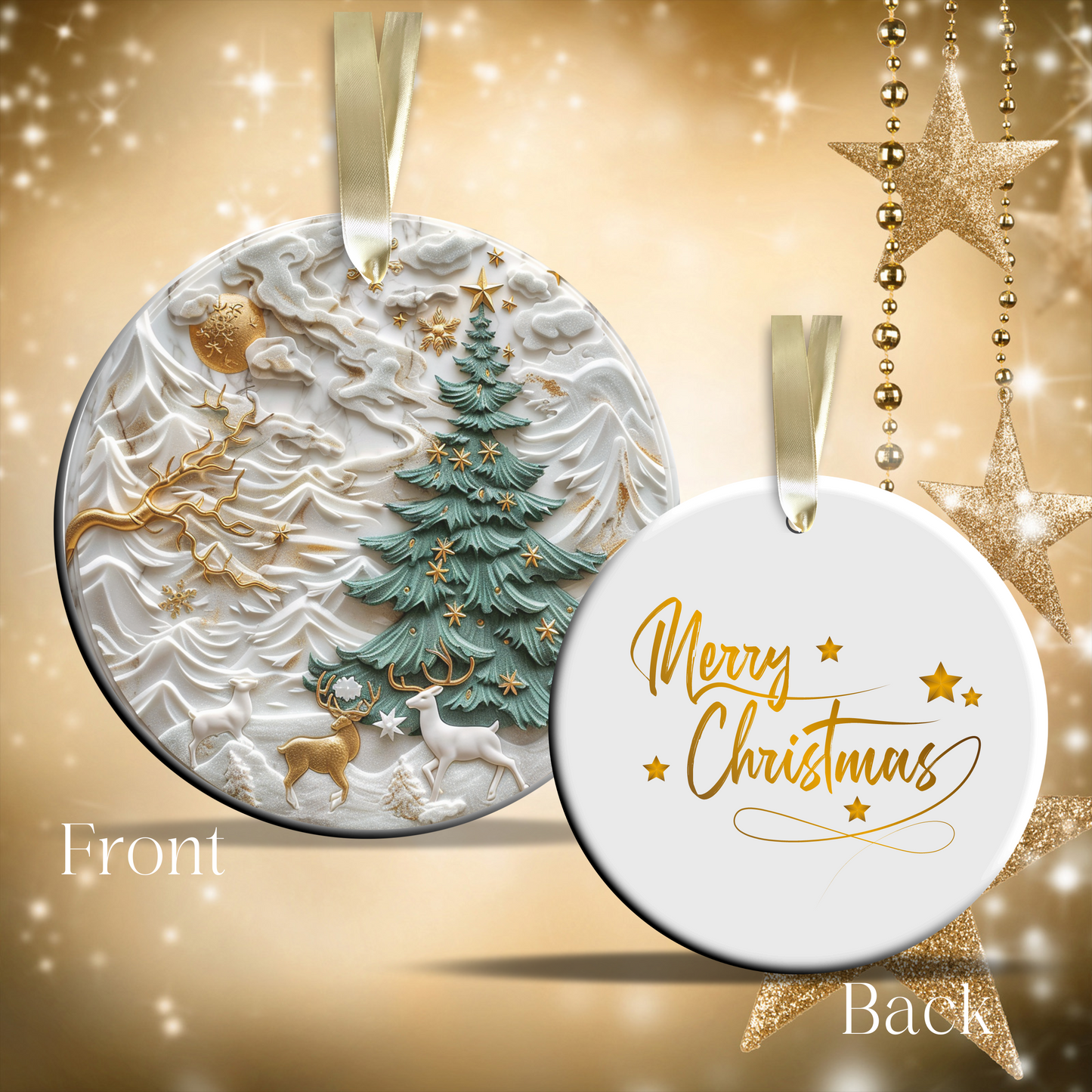 Christmas Tree Ceramic Ornament 34-20