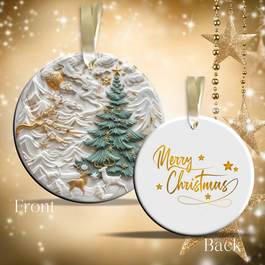 Christmas Tree Ceramic Ornament 34-20