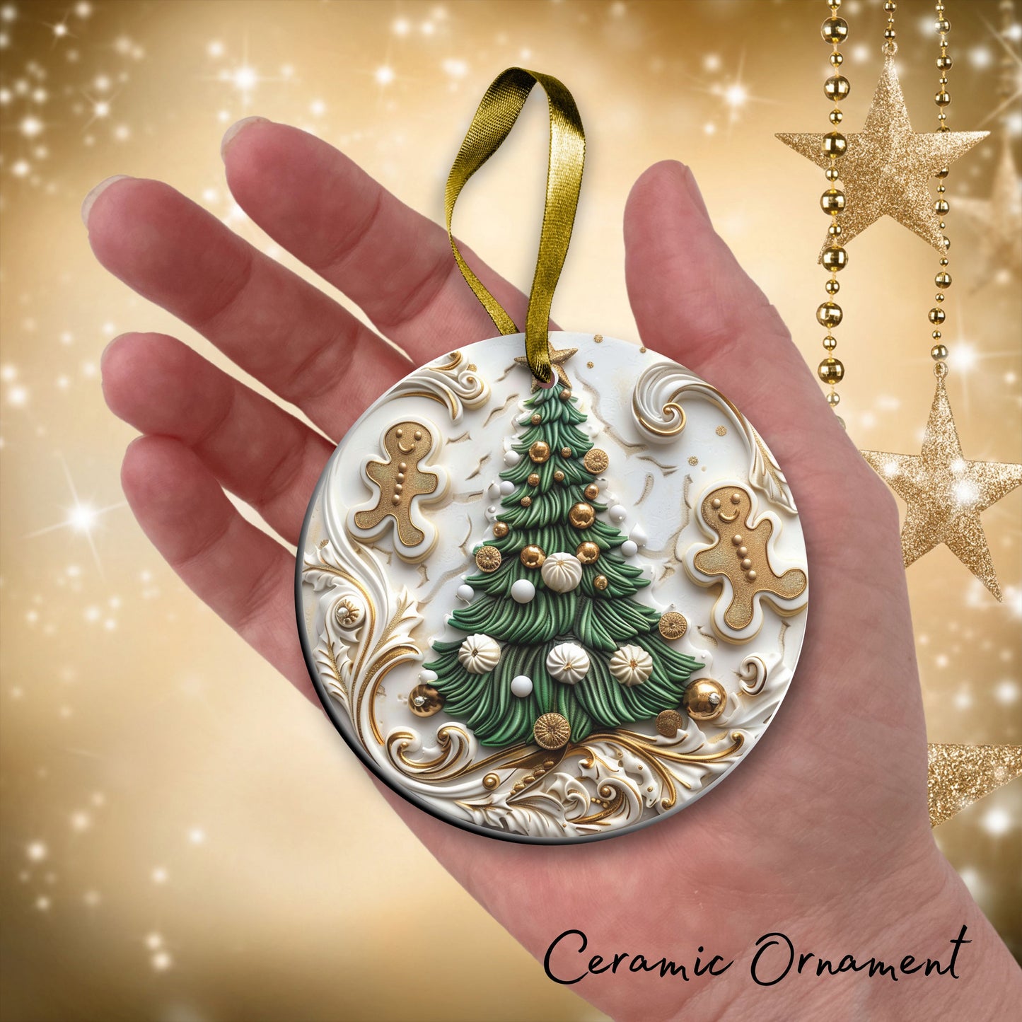 Christmas Tree Ceramic Ornament 34-46