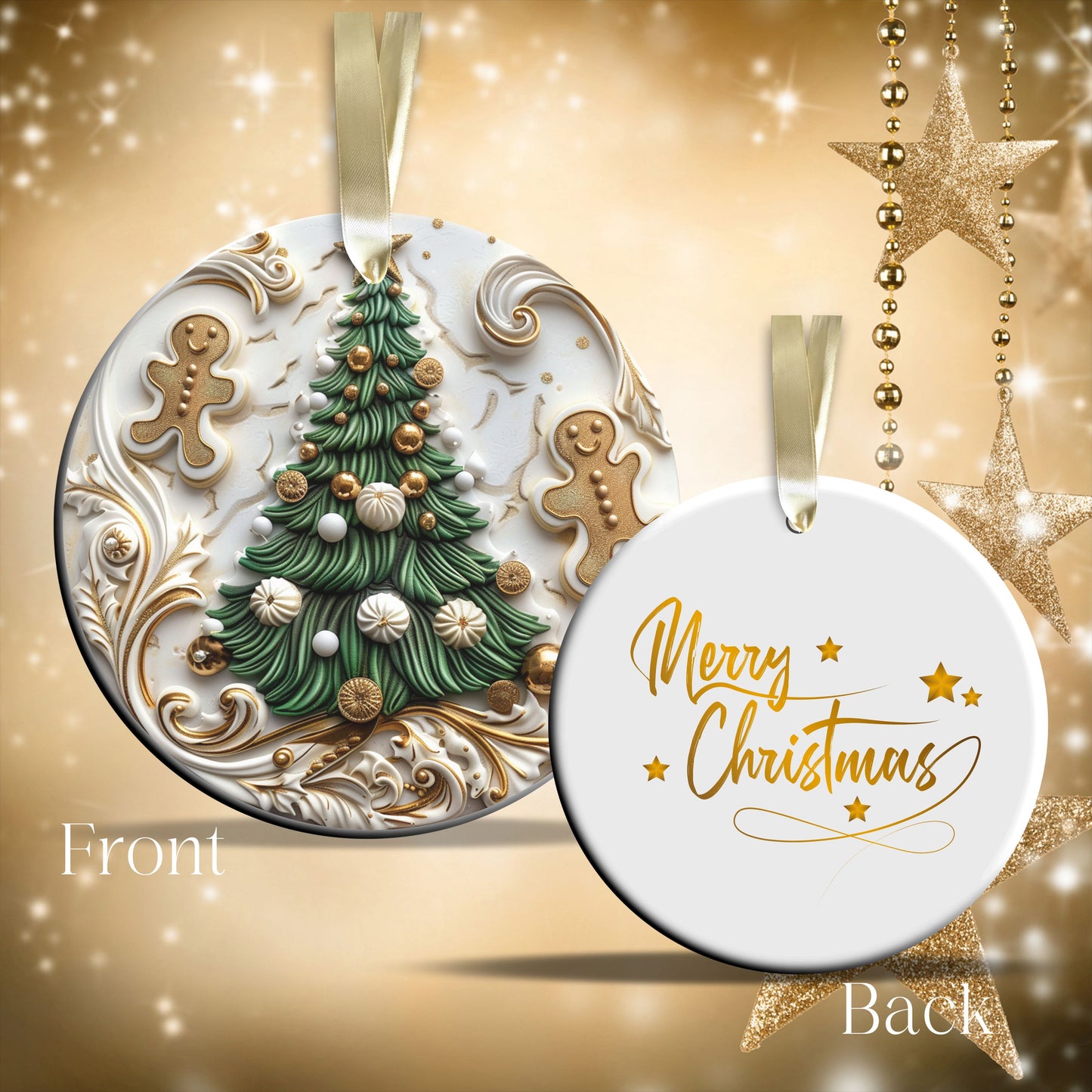 Christmas Tree Ceramic Ornament 34-46