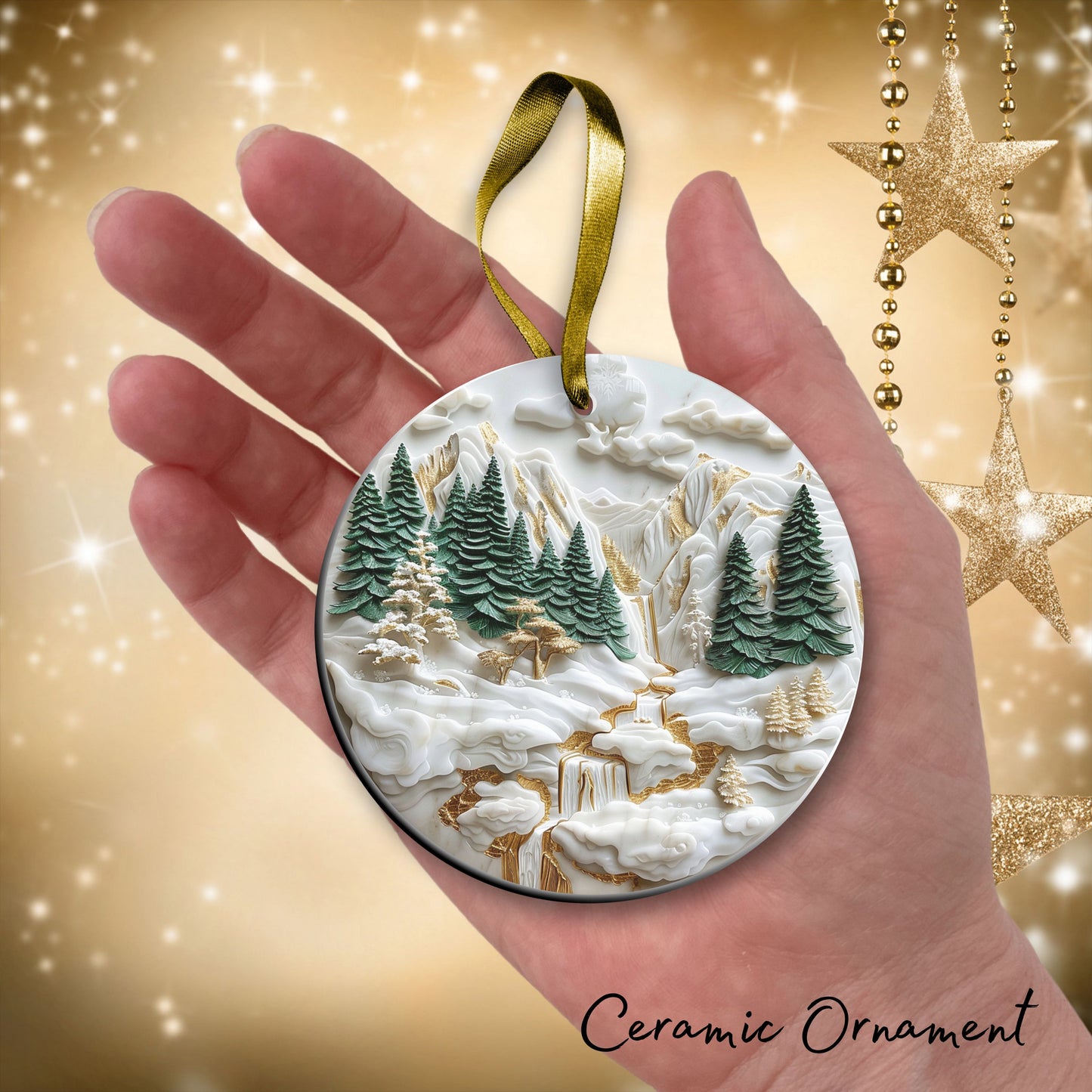 Christmas Tree Ceramic Ornament 34-48