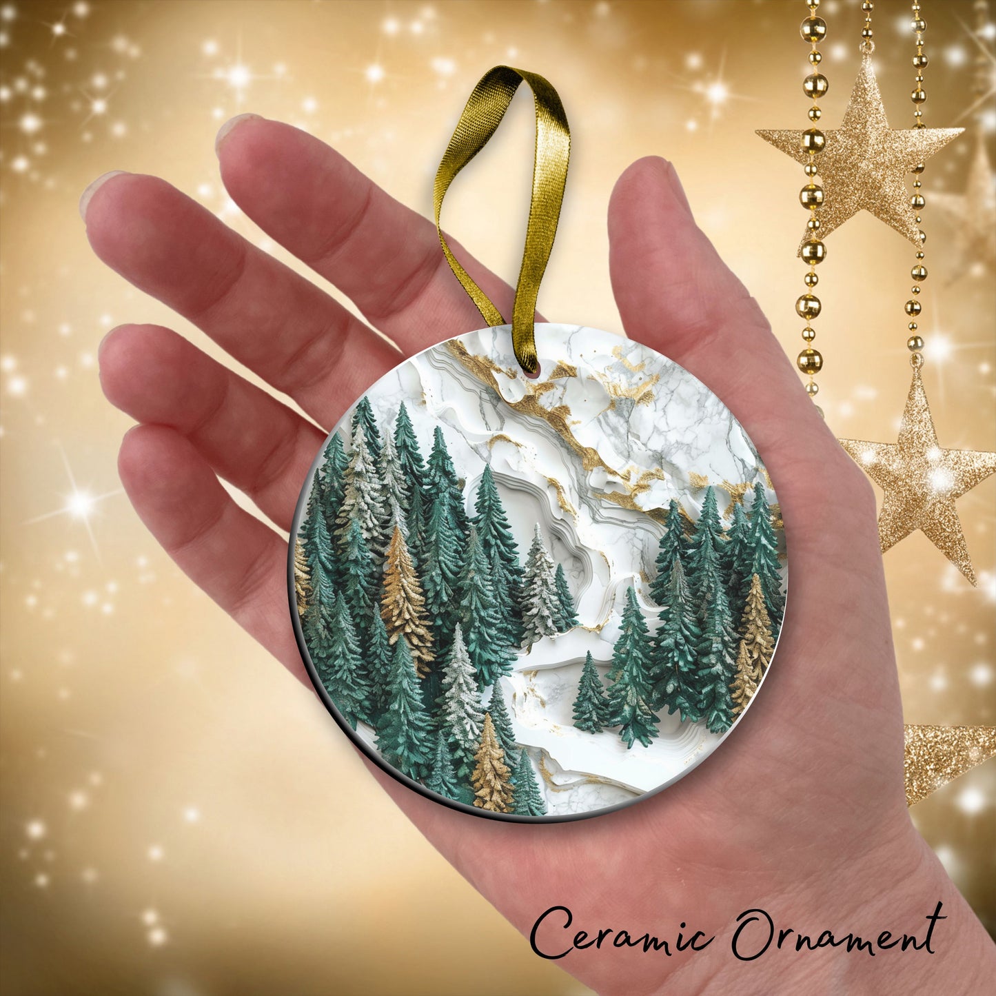 Christmas Tree Ceramic Ornament 34-49