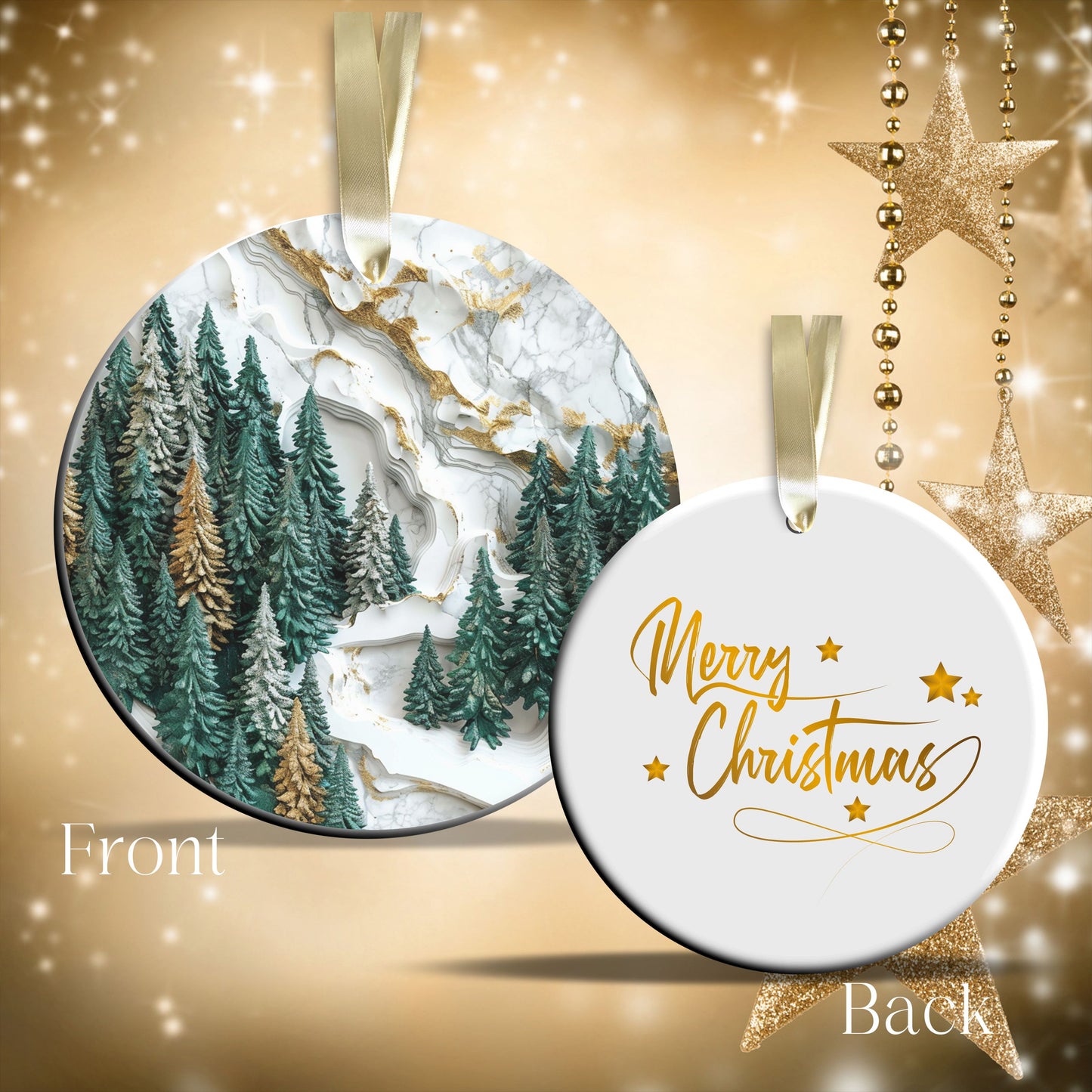 Christmas Tree Ceramic Ornament 34-49