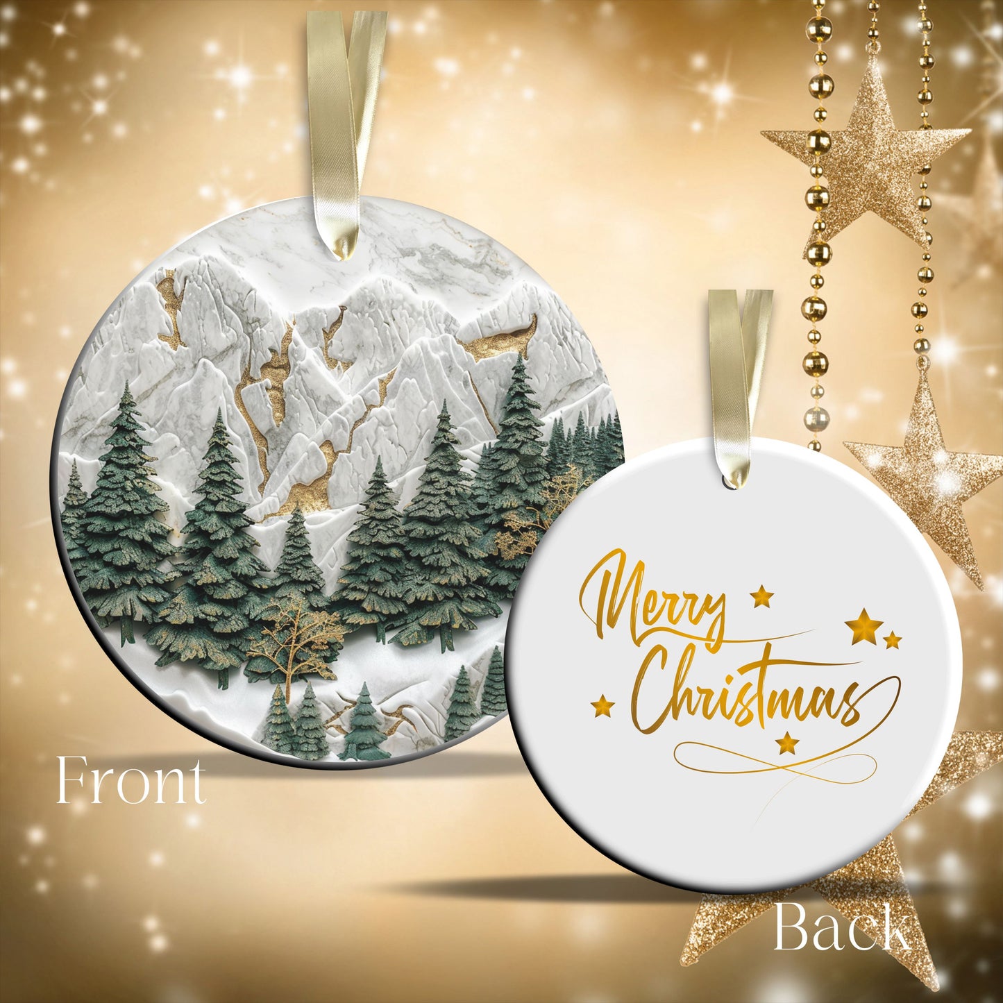 Christmas Tree Ceramic Ornament 34-51