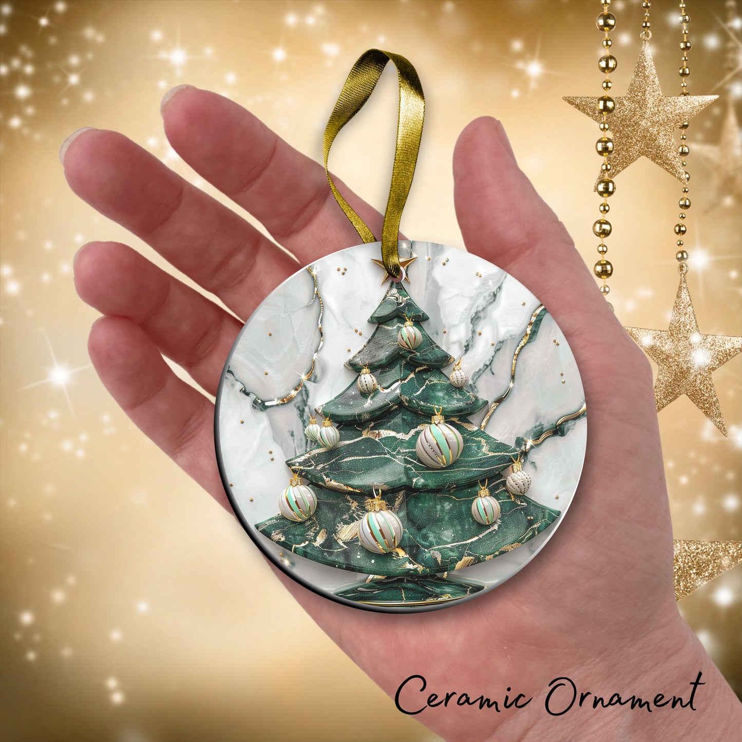 Christmas Tree Ceramic Ornament 34-69