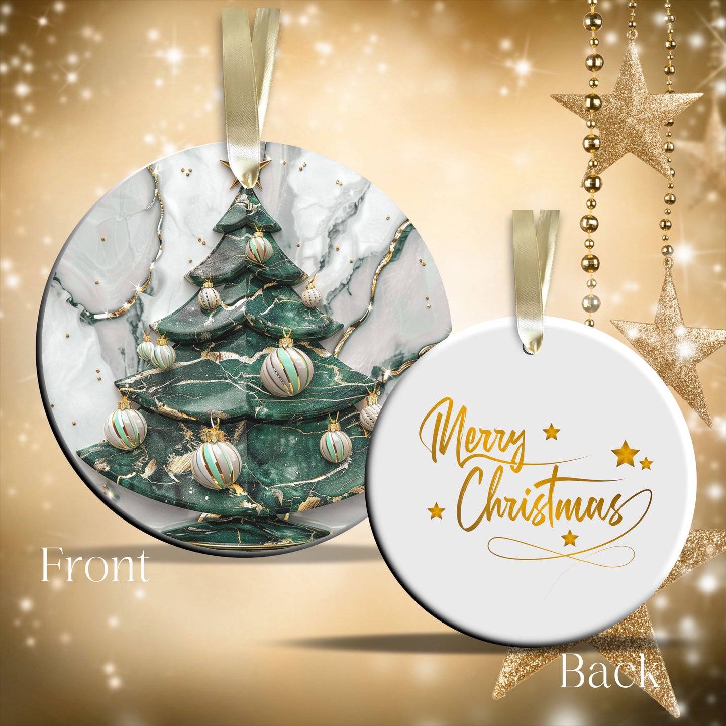 Christmas Tree Ceramic Ornament 34-69