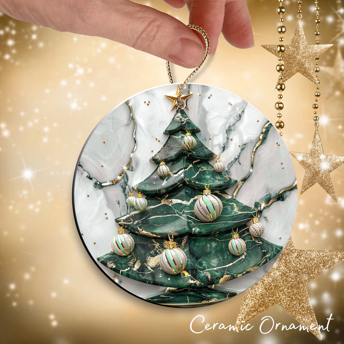 Christmas Tree Ceramic Ornament 34-69