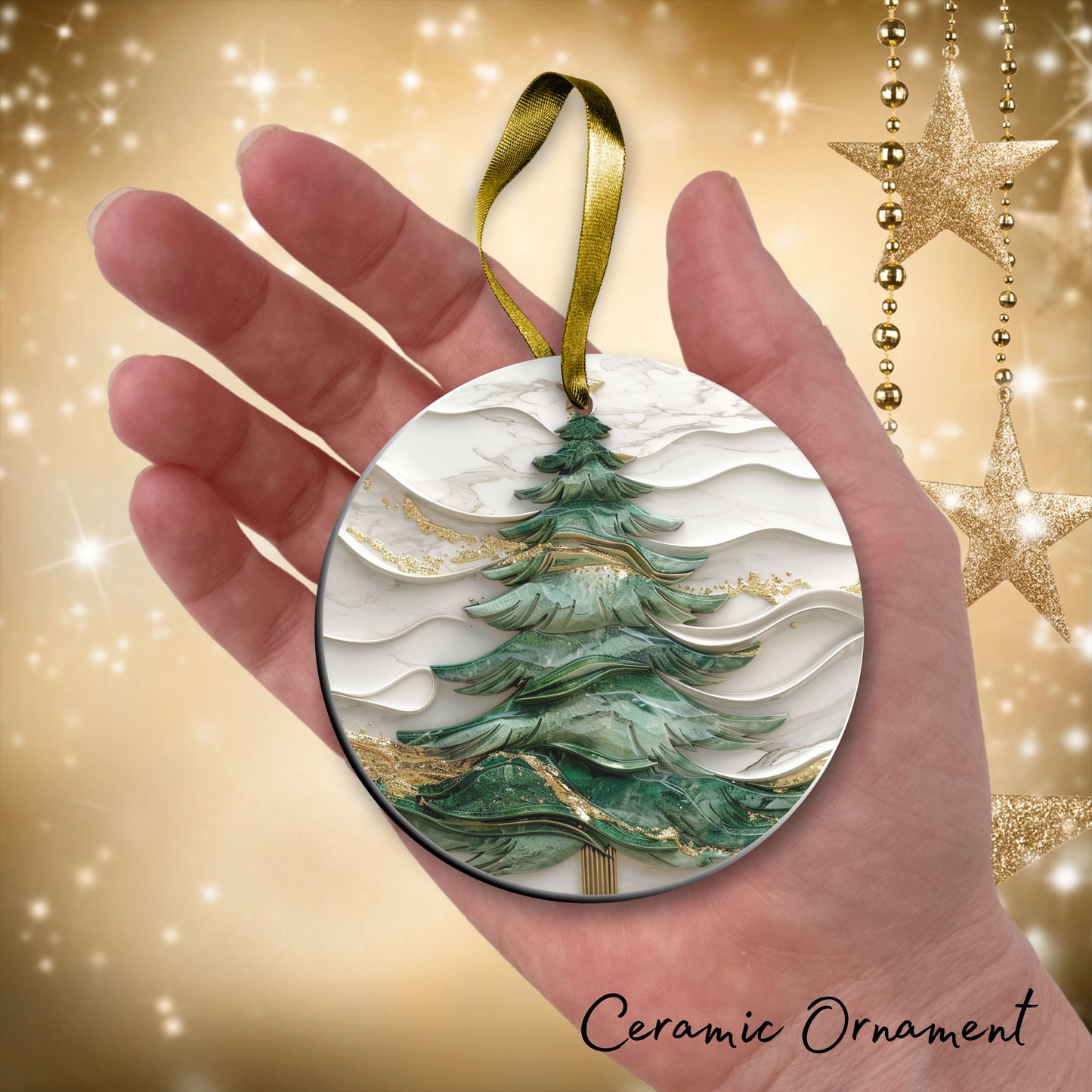 Christmas Tree Ceramic Ornament 34-70