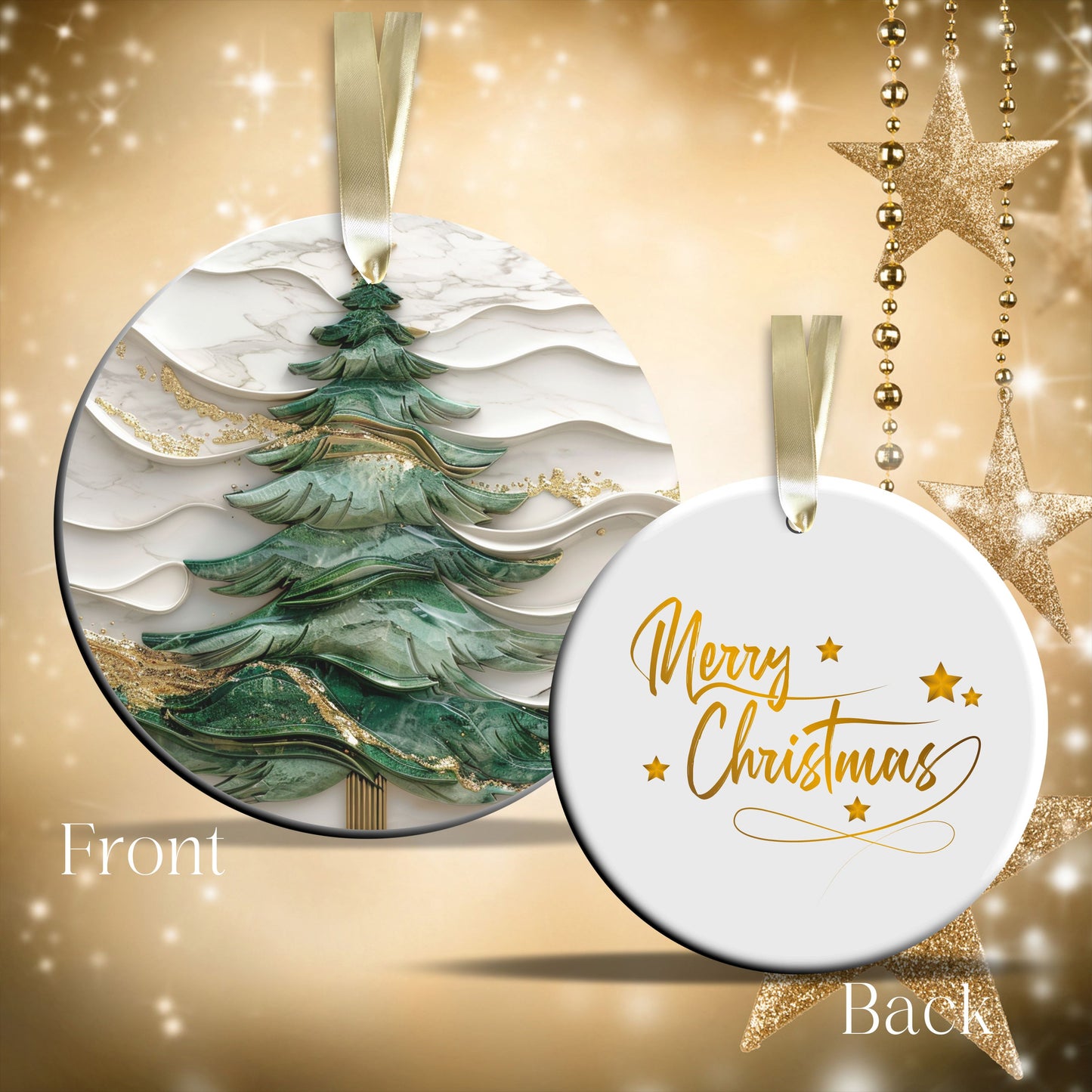 Christmas Tree Ceramic Ornament 34-70