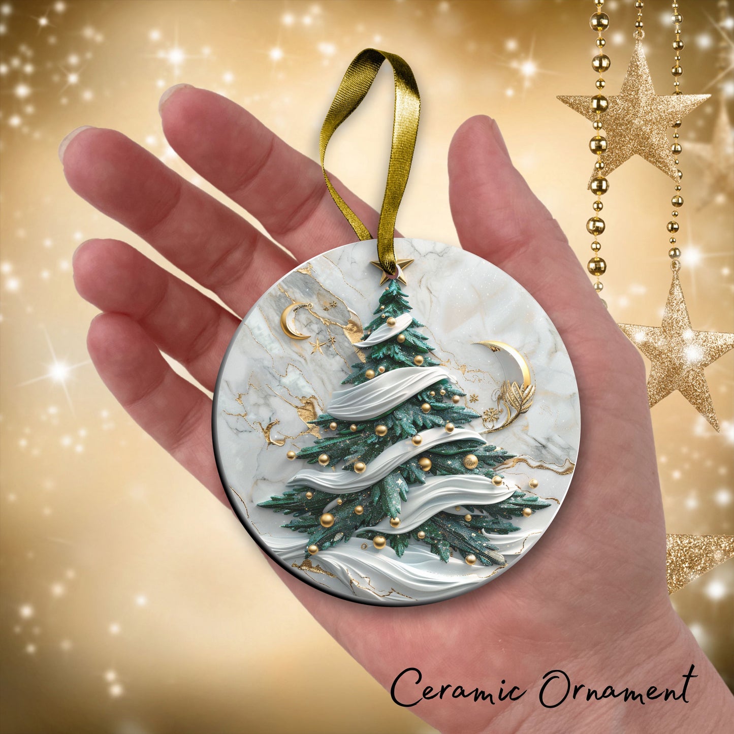 Christmas Tree Ceramic Ornament 34-71