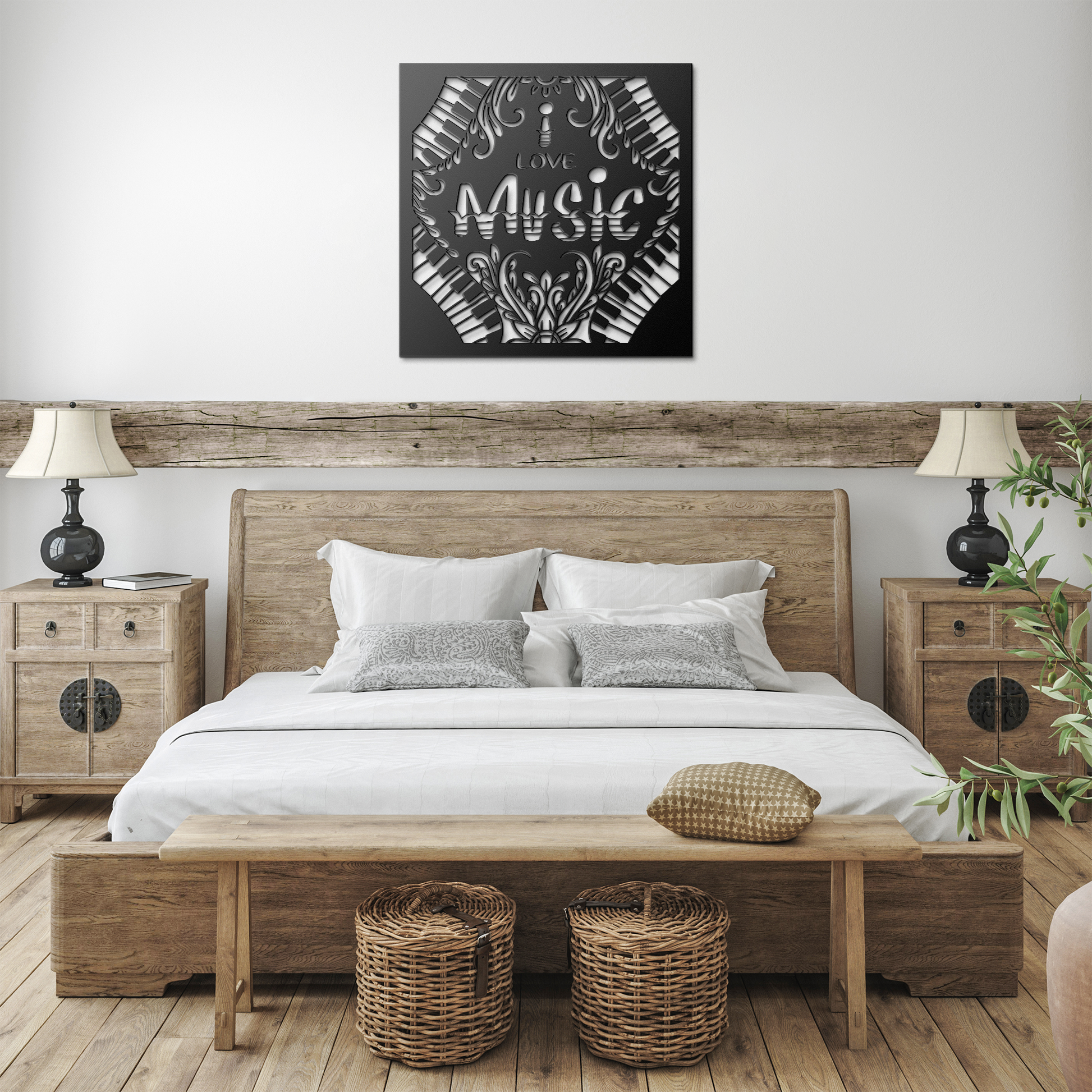 I_Love_Music_Black_Farmhouse_Bedroom_Mockup.png