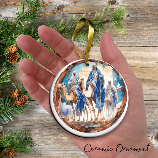 Christmas Nativity Ceramic Ornament 107-05 Wisemen