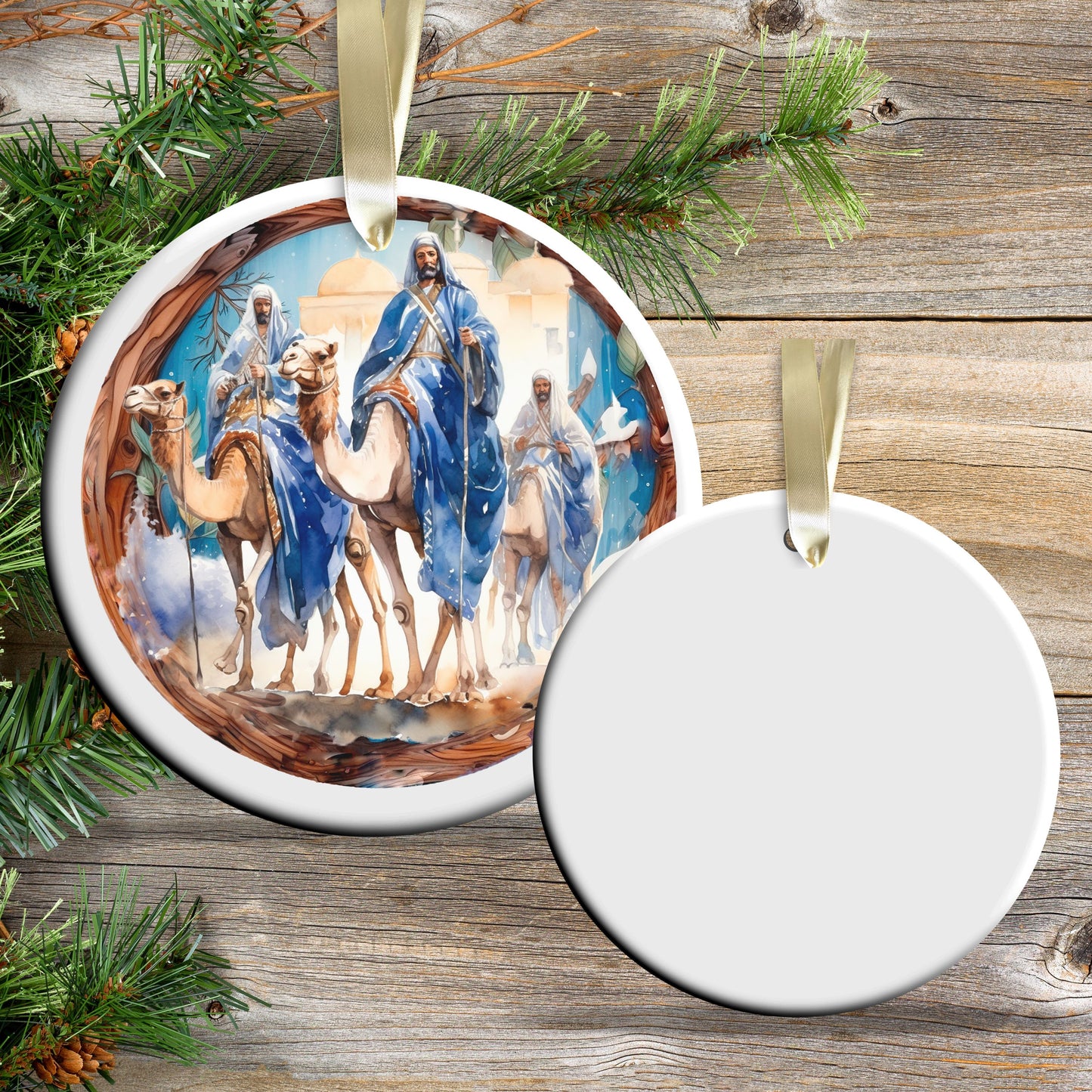 Christmas Nativity Ceramic Ornament 107-05 Wisemen