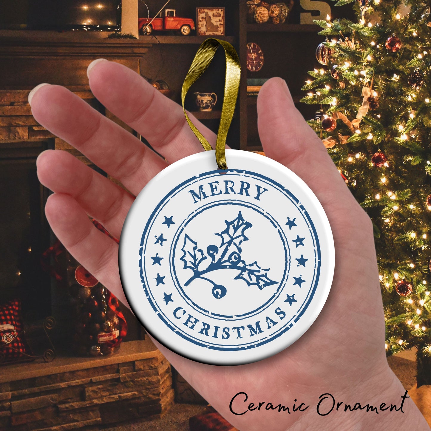 Stained Glass Ceramic Ornament Bundle B