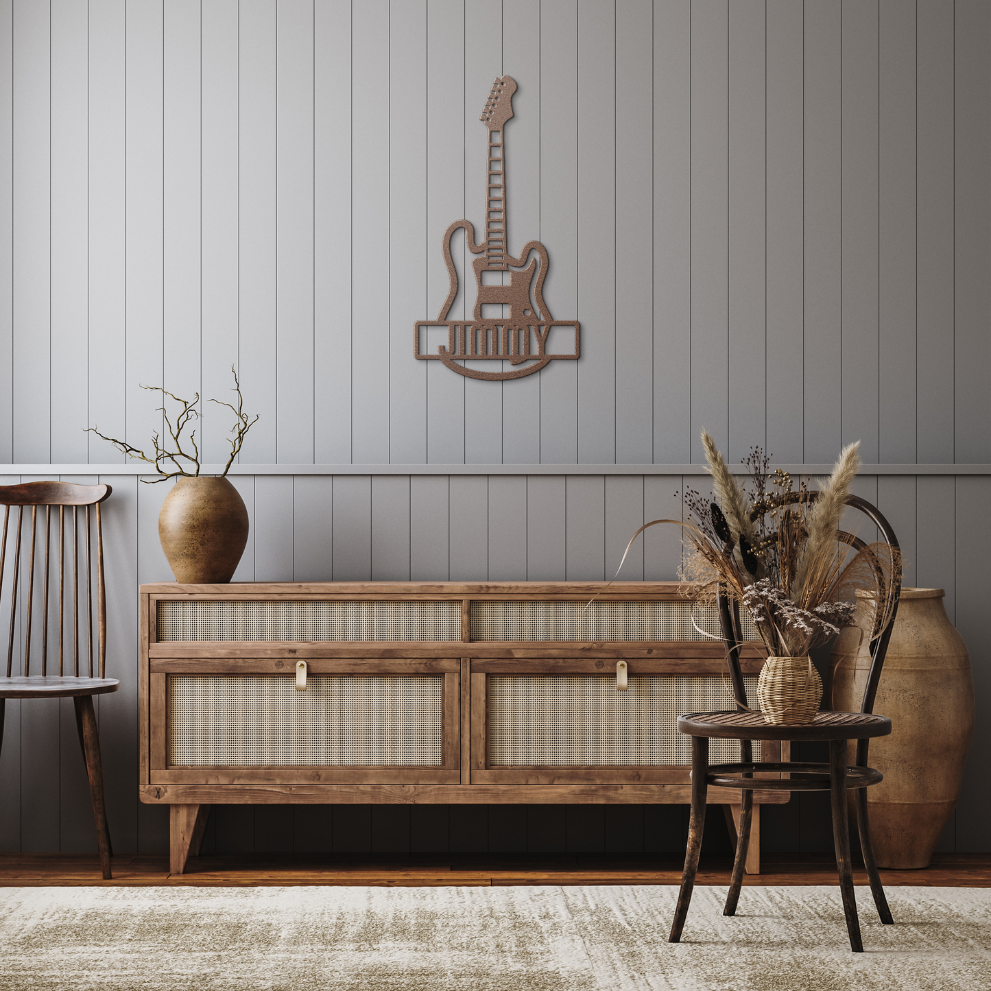 Personalized_Guitar_Metal_Decor_Copper_Rustic_Hallway_Mockup.png