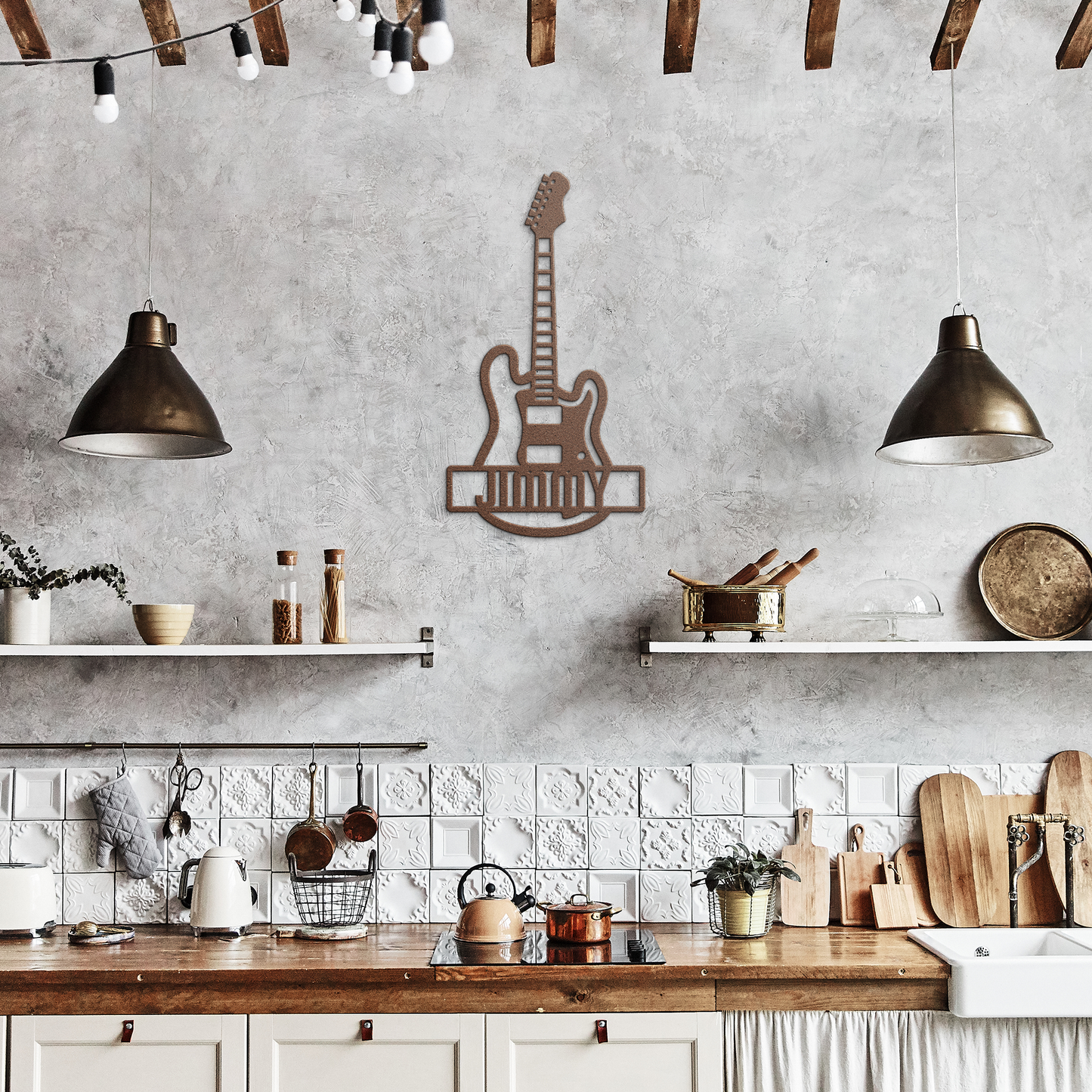 Personalized_Guitar_Metal_Decor_Copper_Rustic_Kitchen_Mockup.png