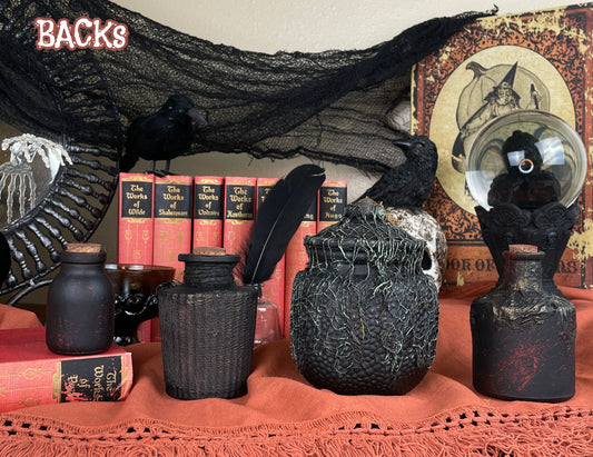 Handmade Halloween Potion Bottles Set 11