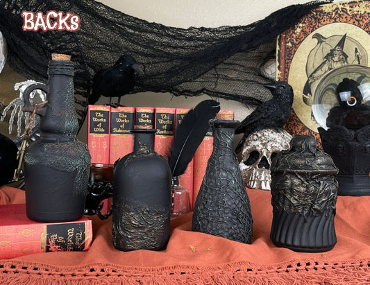 Handmade Halloween Potion Bottles Set 16