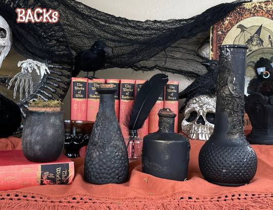 Handmade Halloween Potion Bottles Set 21