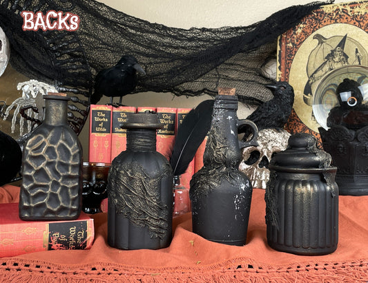 Handmade Halloween Potion Bottles Set 23