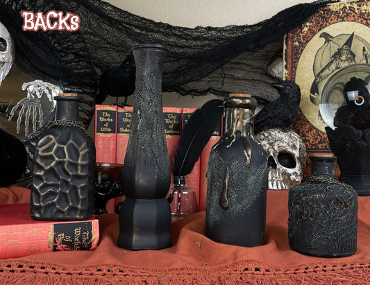 Handmade Halloween Potion Bottles Set 25