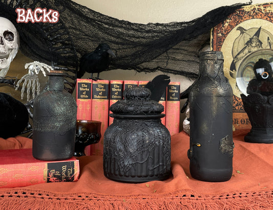 Handmade Halloween Potion Bottles Set 36