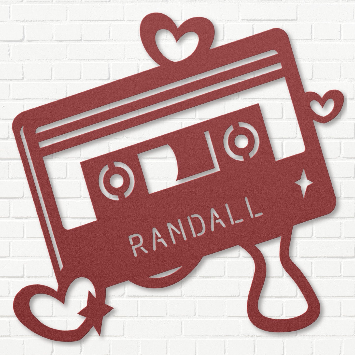 Retro Cassette Tape - Metal Sign