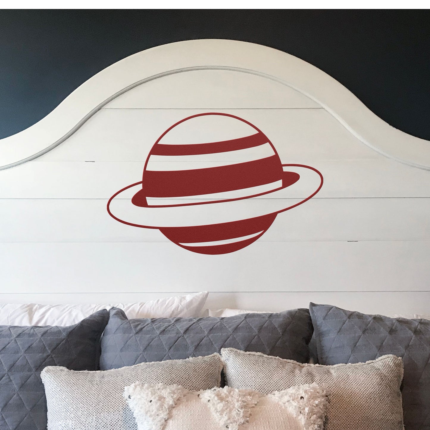 Planet Saturn Metal Sign