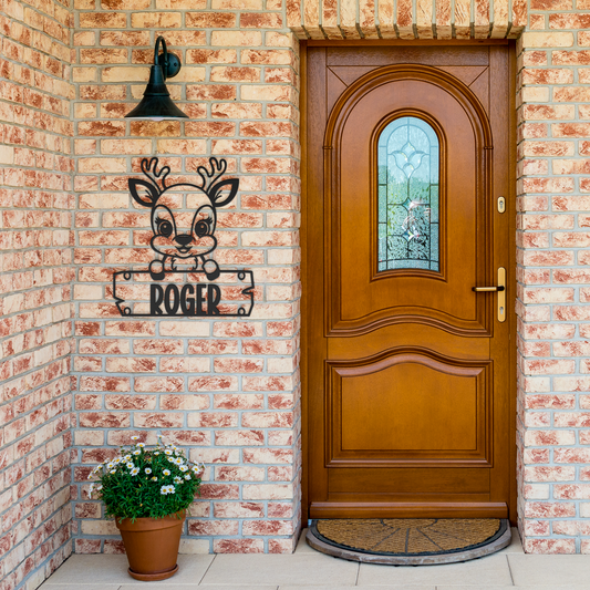 Reindeer_Nursery_Metal_Decor_Black_Brick_Entrance_Mockup.png