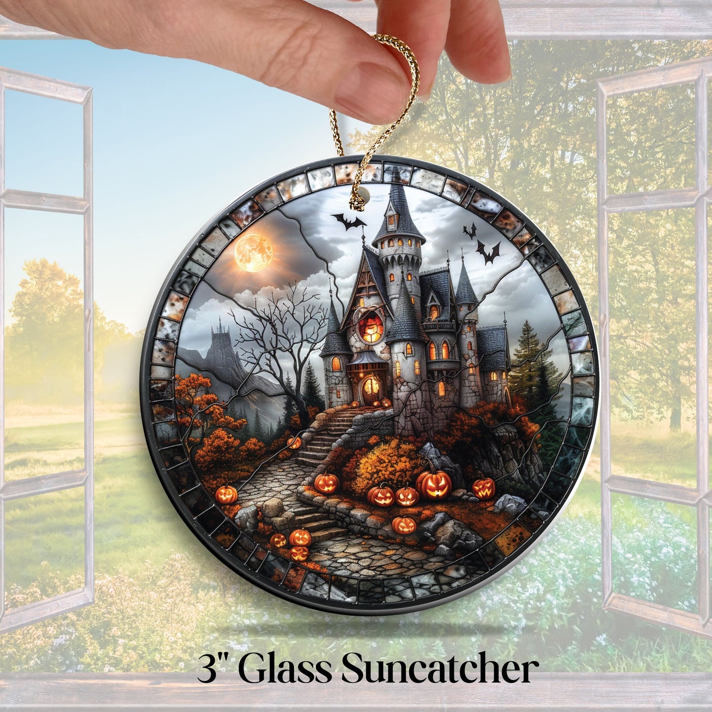 Glass Suncatcher Stained Glass 117-04