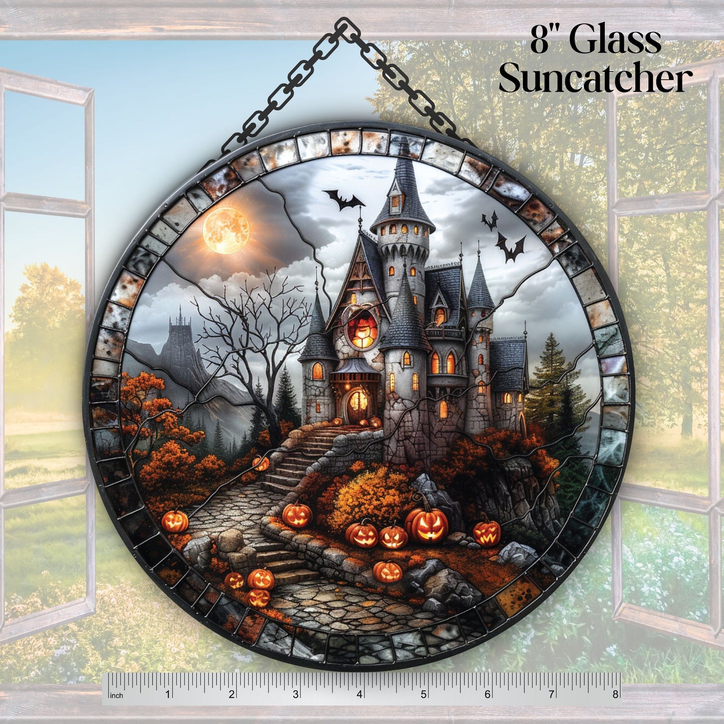 Glass Suncatcher Stained Glass 117-04