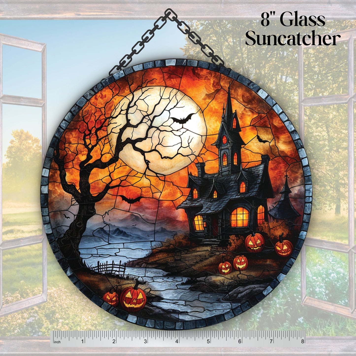 Glass Suncatcher Stained Glass 117-13