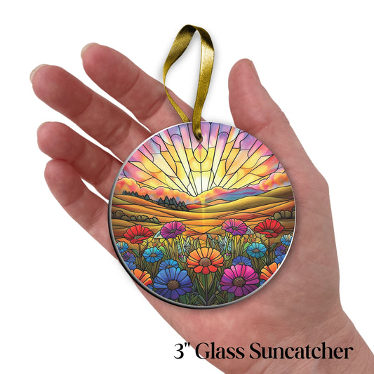 Glass Suncatcher Stained Glass 82-01