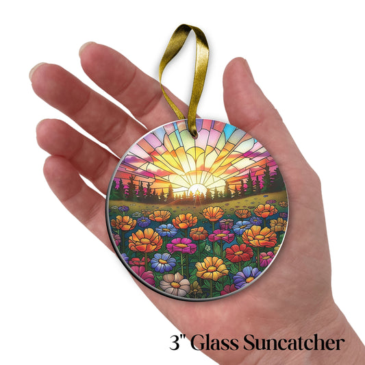 Glass Suncatcher Stained Glass 82-02