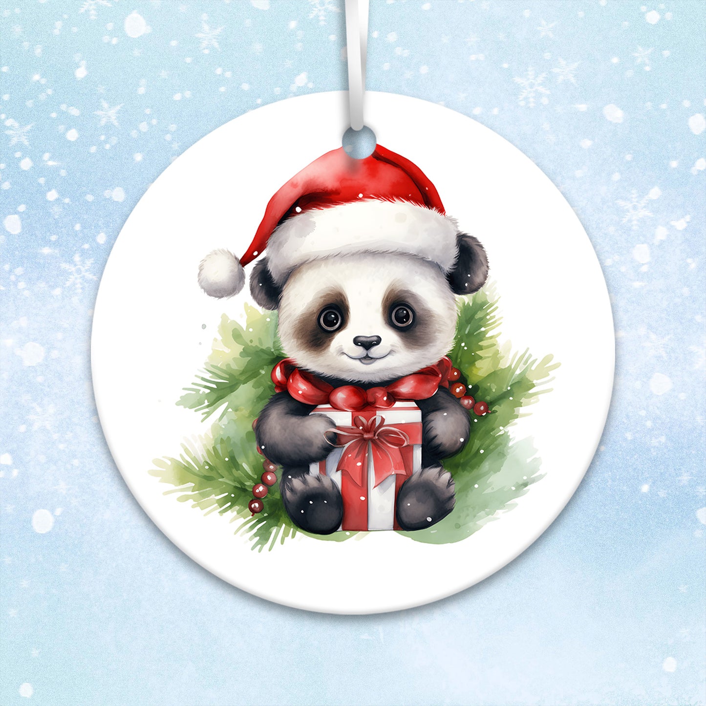 Santa's Favorite Teacher Ceramic Ornament 23-02