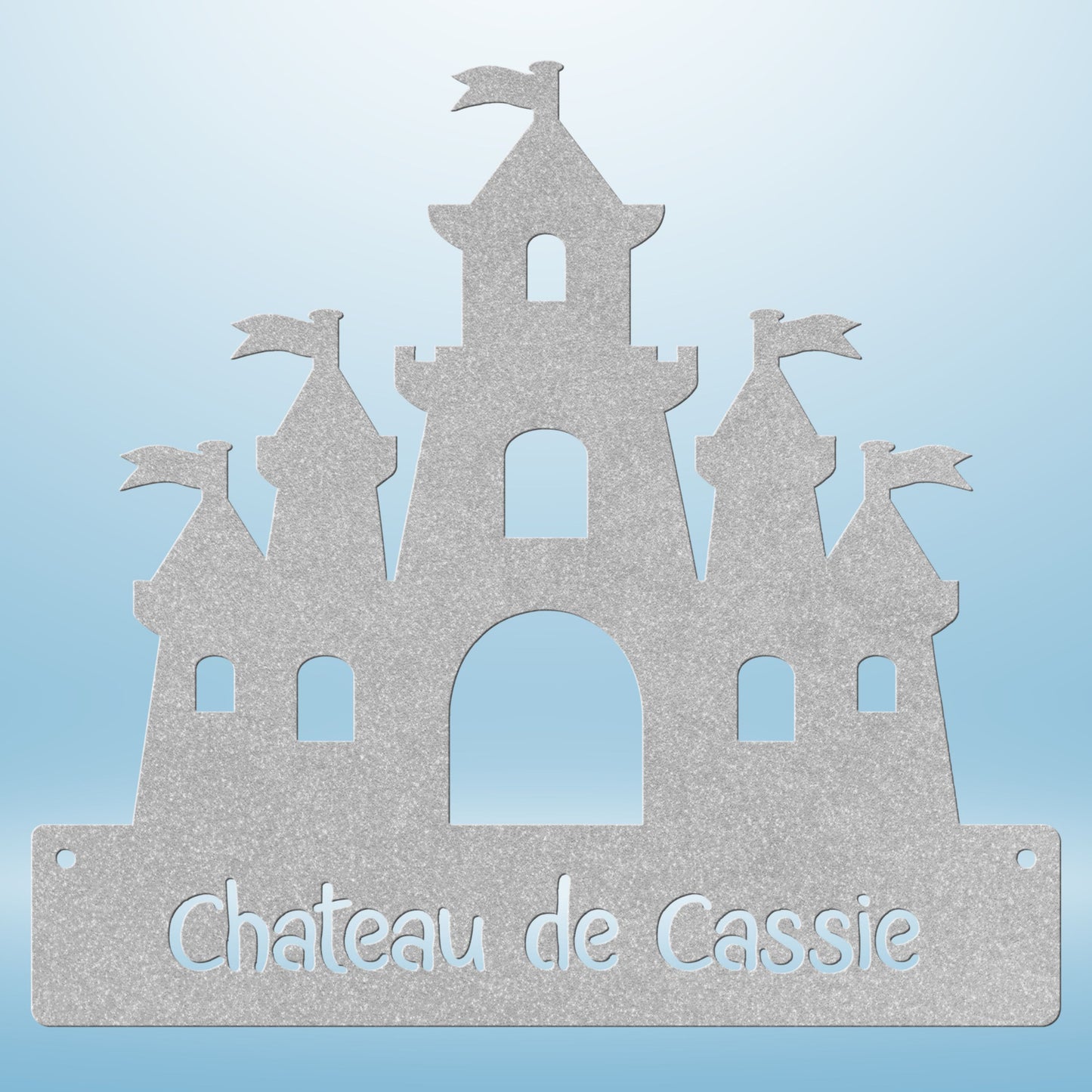 Chateau de Cassie Princess Castle Metal Art