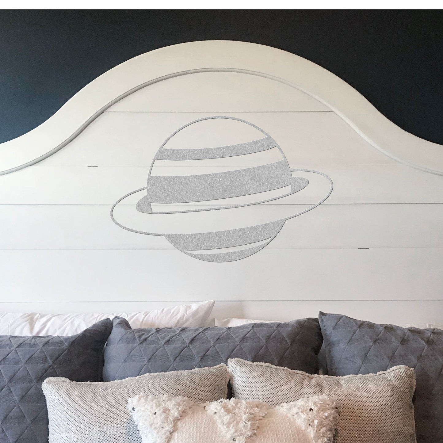 Planet Saturn Metal Sign