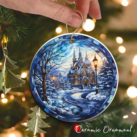 Stained Glass Ceramic Ornament Bundle A