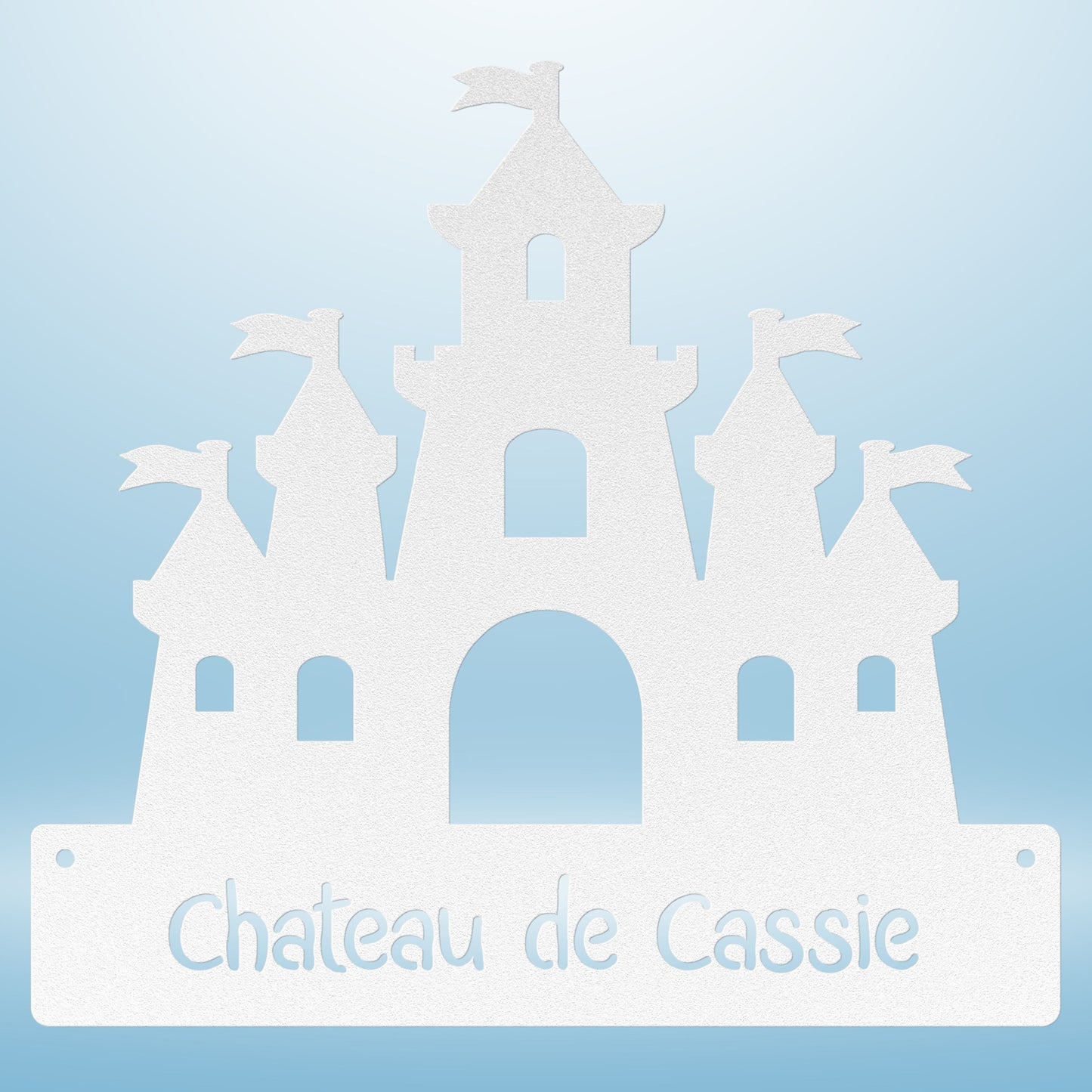 Chateau de Cassie Princess Castle Metal Art