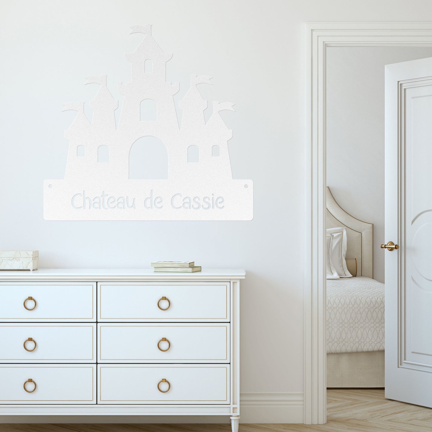 Chateau de Cassie Princess Castle Metal Art