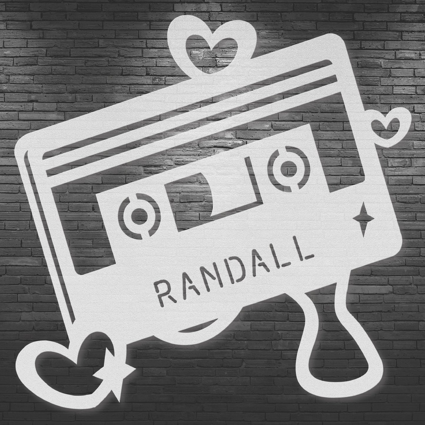 Retro Cassette Tape - Metal Sign