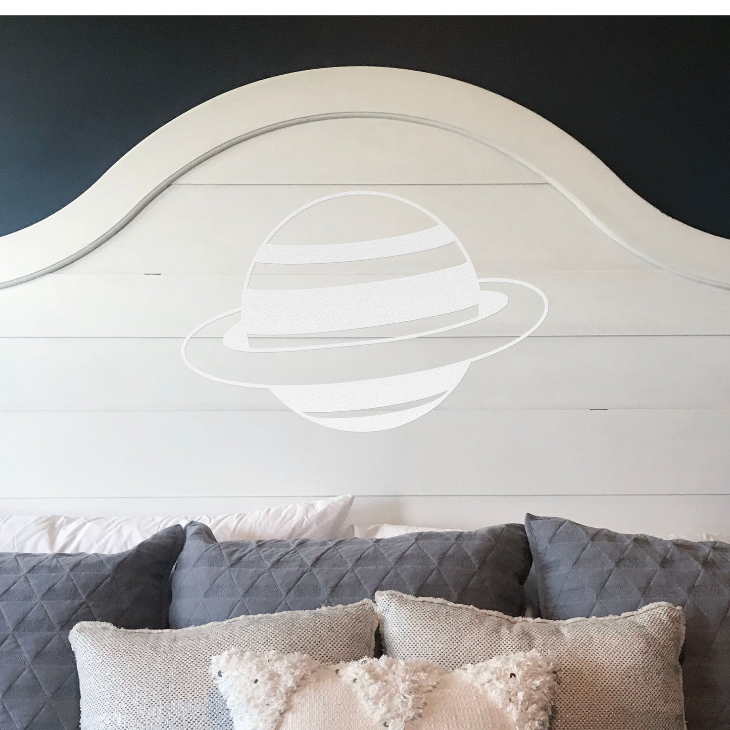 Planet Saturn Metal Sign