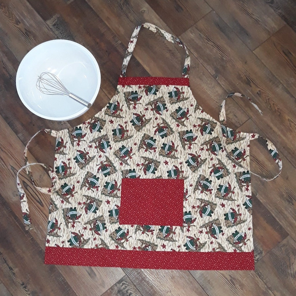 Christmas Moose Apron