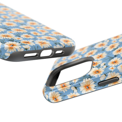 Floral Magnetic Phone Case - Chic Daisy Pattern for Stylish Protection