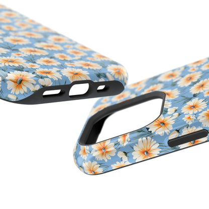 Floral Magnetic Phone Case - Chic Daisy Pattern for Stylish Protection